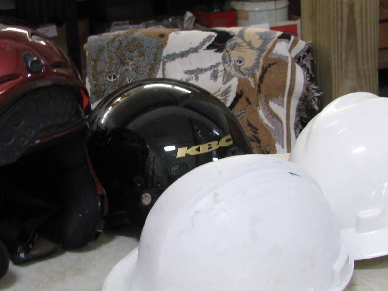 lot 37 image: Motorcycle Helmets