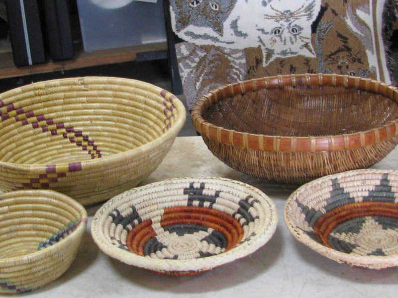lot 57 image: Native American Style Baskets