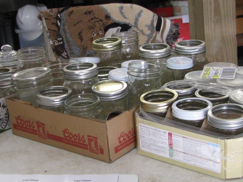 lot 109 image: Canning Jars