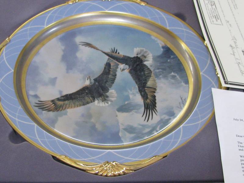 lot 115 image: Free as the Wind Plate