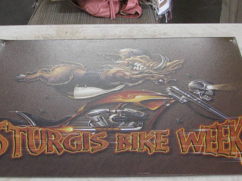 lot 116 image: Sturgis Bike Week Sign