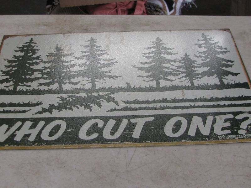 lot 129 image: Who Cut One Sign