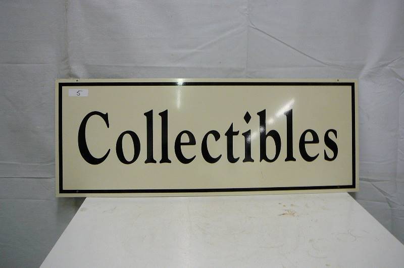 lot 5 image: Metal Sign