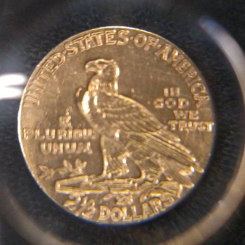 lot 2 image: 1911 Two and One Half Dollar Indian...