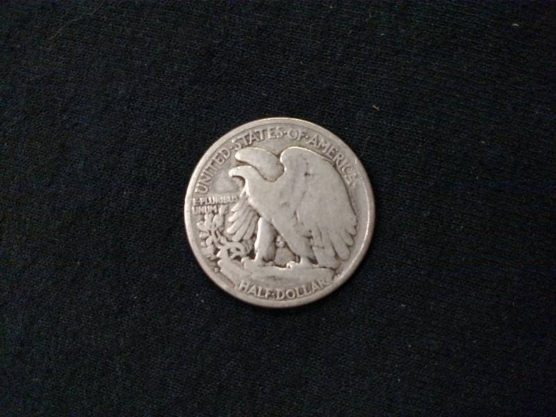 lot 27 image: 1937 D Walking Liberty Silver Half ...