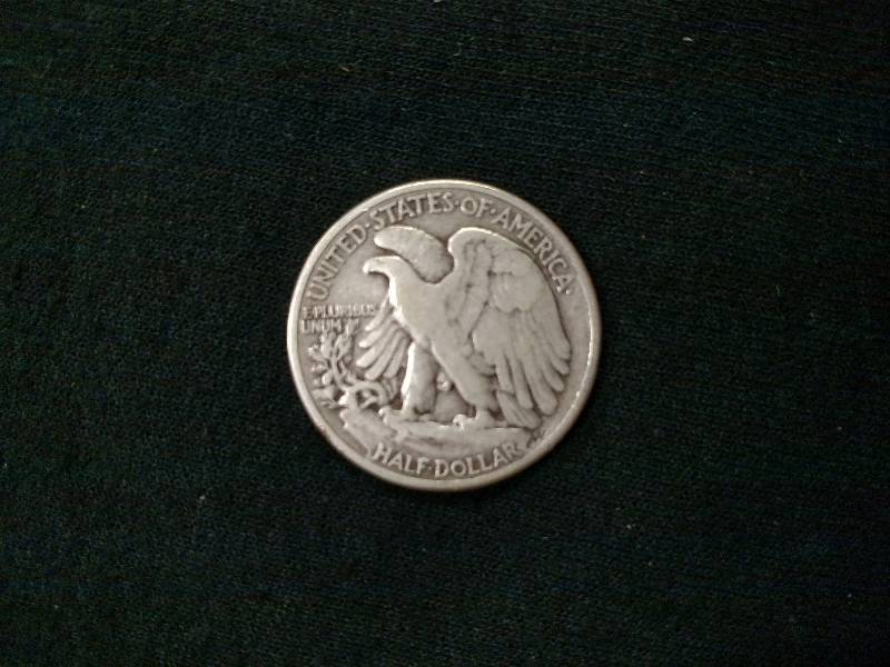 lot 32 image: 1943 Walking Liberty Silver Half Do...