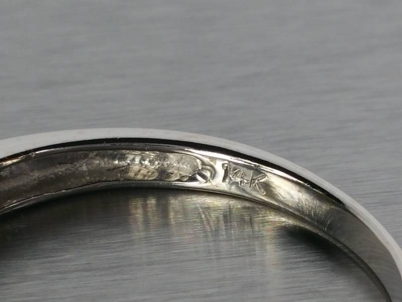 lot 22 image: Princess Cut Diamond Ring 14k