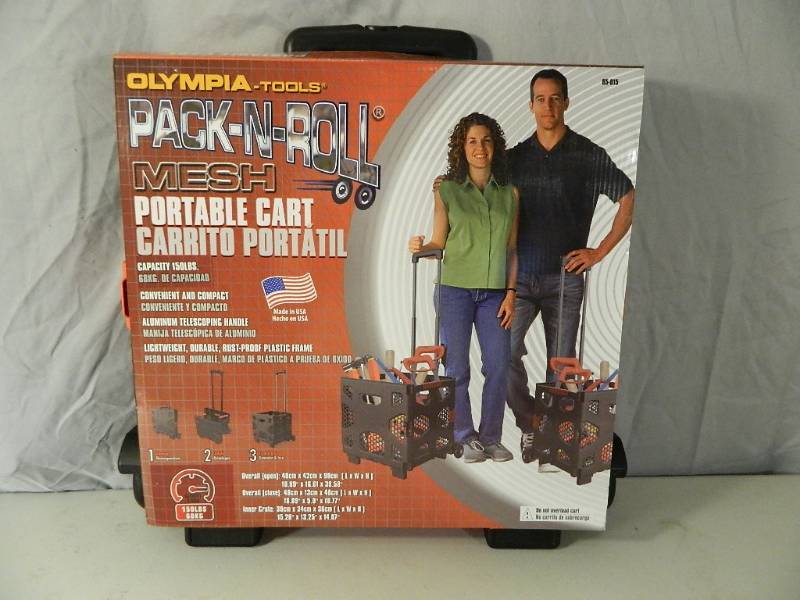 lot 46 image: New Olympia Tools Pack and Roll Mesh Portable Cart