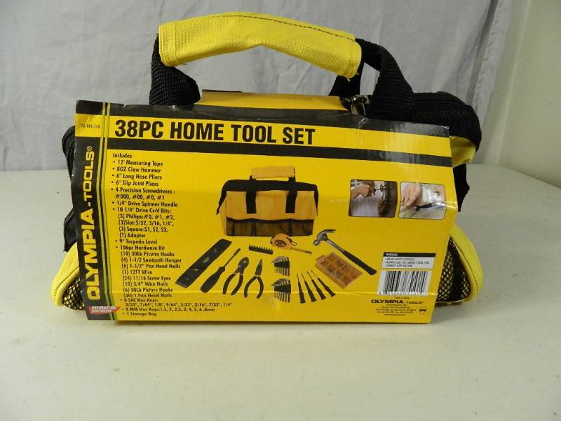 lot 99 image: New 38 Pc Home Tool Set
