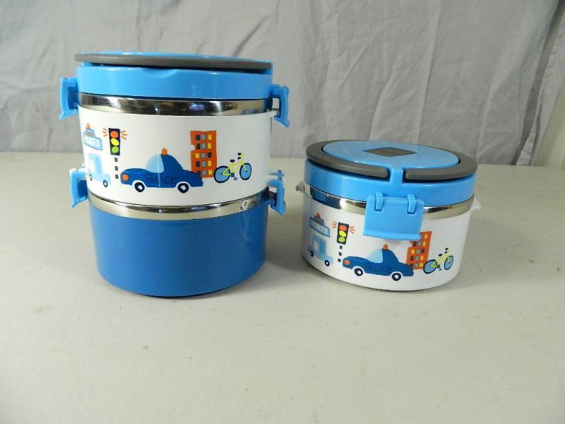 lot 111 image: 2 New Bento Style Lunchboxes