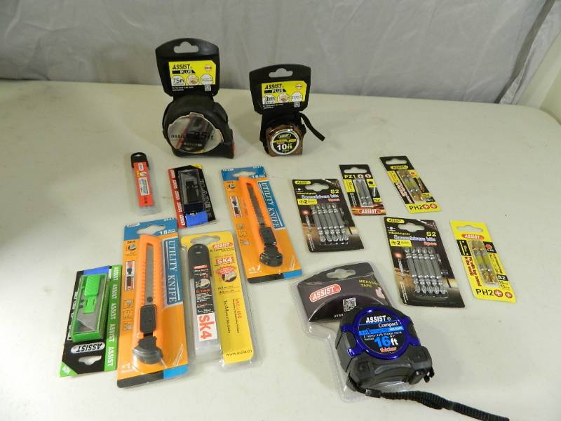 lot 133 image: Assortment of New Assist Tools