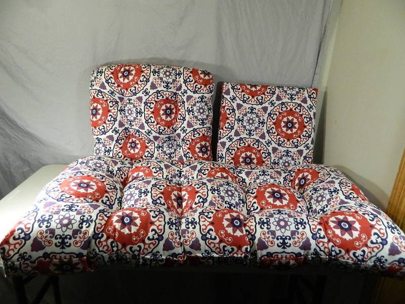 lot 140 image: 3 New Patio Cushions