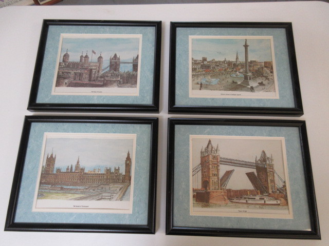 lot 324 image: 4 PRINTS OF ENGLISH MONUMENTS