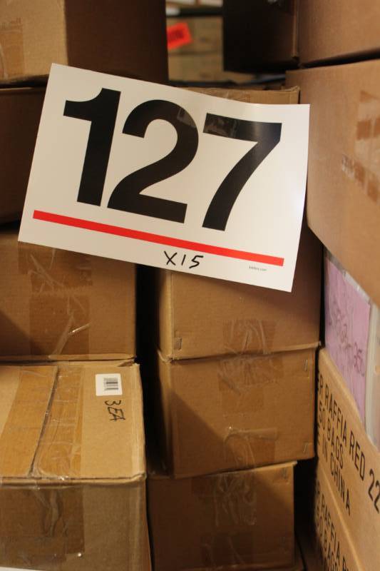 lot 127 image: 45 Pacific Rim Assorted Holiday Jump Ropes with Wood Handles in Retail Packaging