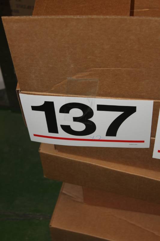lot 137 image: 60 Red & Gold Gift Bags with Handles