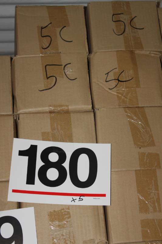 lot 180 image: 30 Pacific Rim Wooden Western Ornament Packs in Retail Packaging
