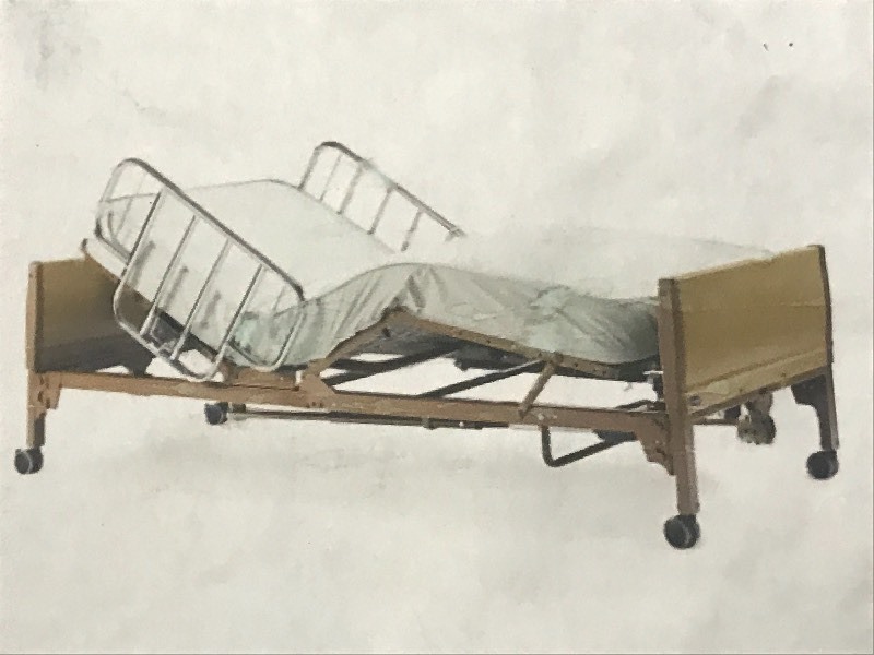 lot 18 image: Invacare Rolling Adjustable Hospita...