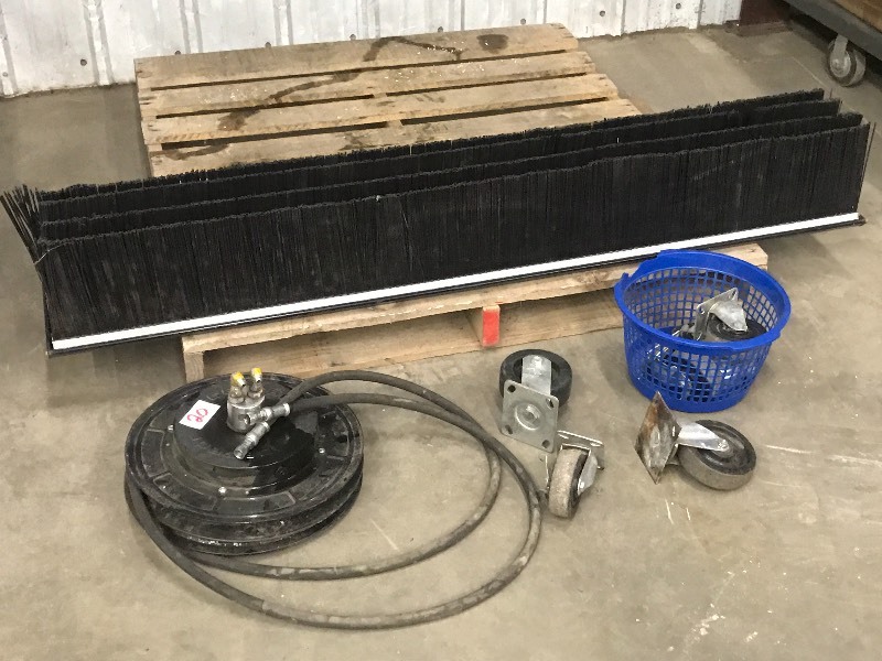 lot 20 image: Lot Of Bucket Of Assorted Caster W...