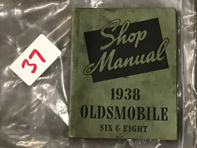 lot 37 image: 1938 Oldsmobile Shop Manual ...
