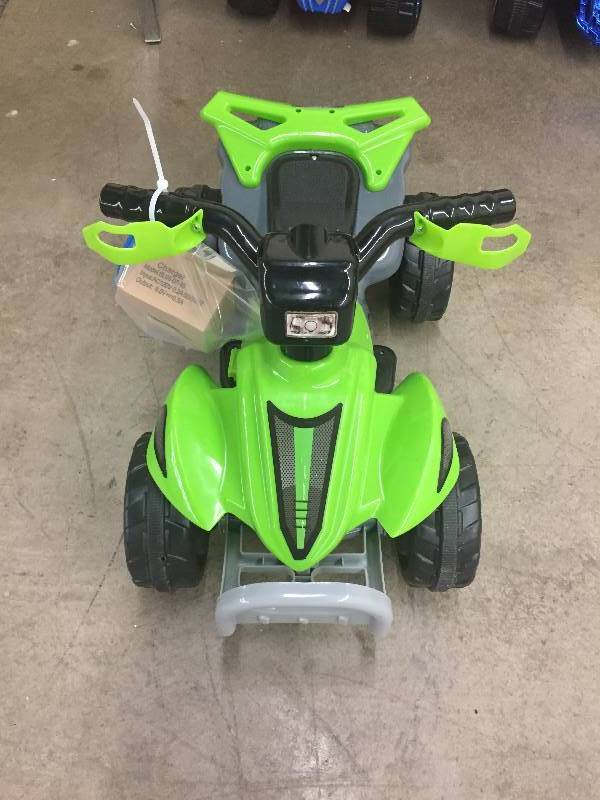 NEW 6 Volt Green Quad Power Wheel