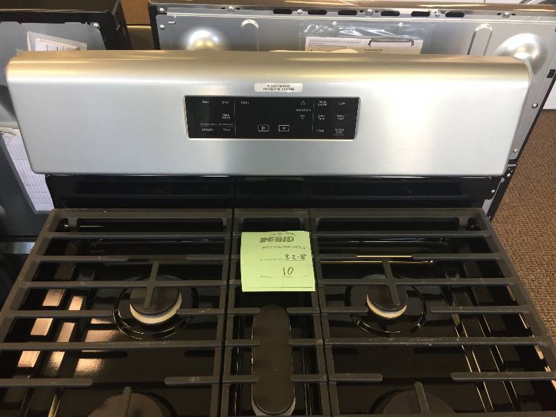 NEW Whirlpool, 5.0 cu. ft. Gas Range with Self-Cleaning Oven in Stainless Steel-- Model# WFG525SOHS--WITH MANUFACTURERS WARRANTY