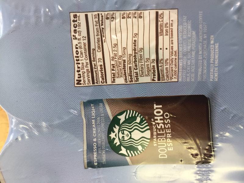 NEW Starbucks double shot espresso 12 pack