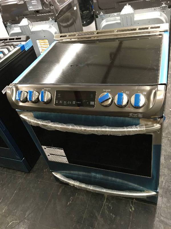 lot 282 image: LG LSE4613ST Smooth Top Stove, Retail $1,799.99