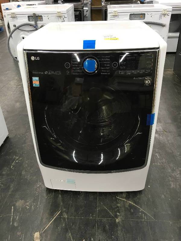 lot 283 image: LG WM5000HWA Washer, Retail $1,499.99