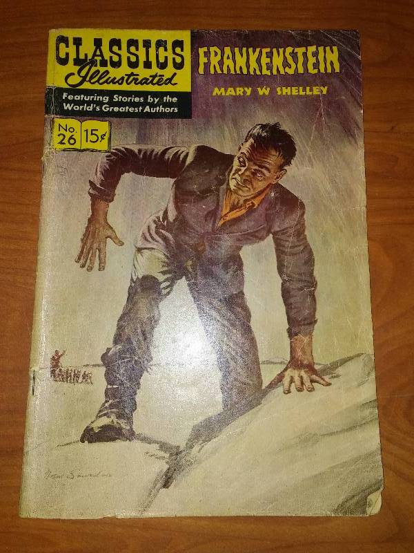 Classics Illustrated Frankenstein no. 26 June 1945 good