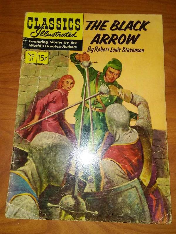 Classics illustrated The Black Arrow No. 31