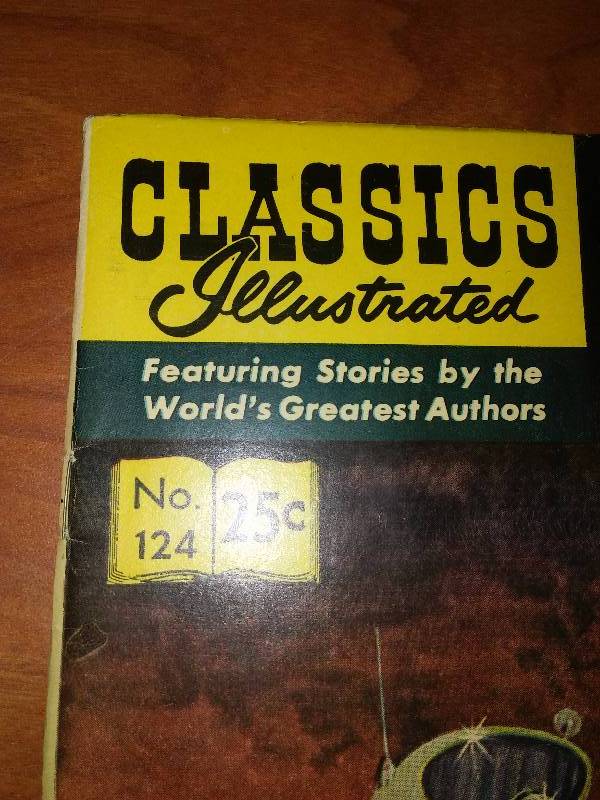 classic Illustrated The War of the Worlds HG Wells No. 124