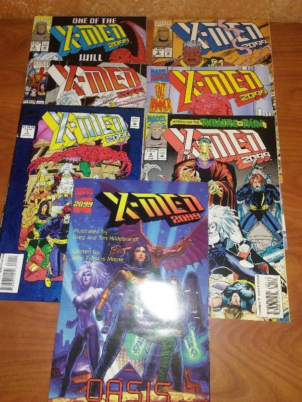 7 X-Men 2099, Oasis and 1 through 6 series