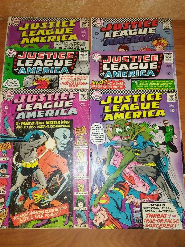 6 Justice League America issues 37, 42, 44, 46, 47, 49