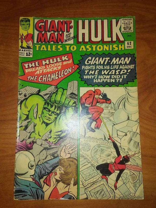 Giant-Man and Hulk vol 1 62 December 1964  excellent near-mint