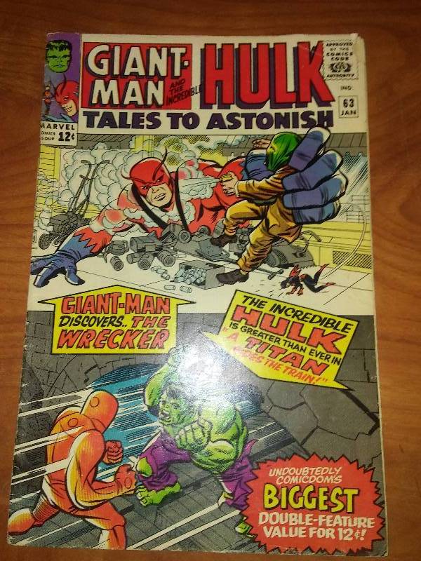 Giant-Man and Hulk Vol 1 63 January 1965 very good