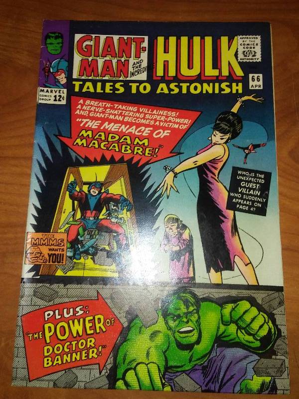 Giant-Man and Hulk volume 1 66 April 1965 near mint