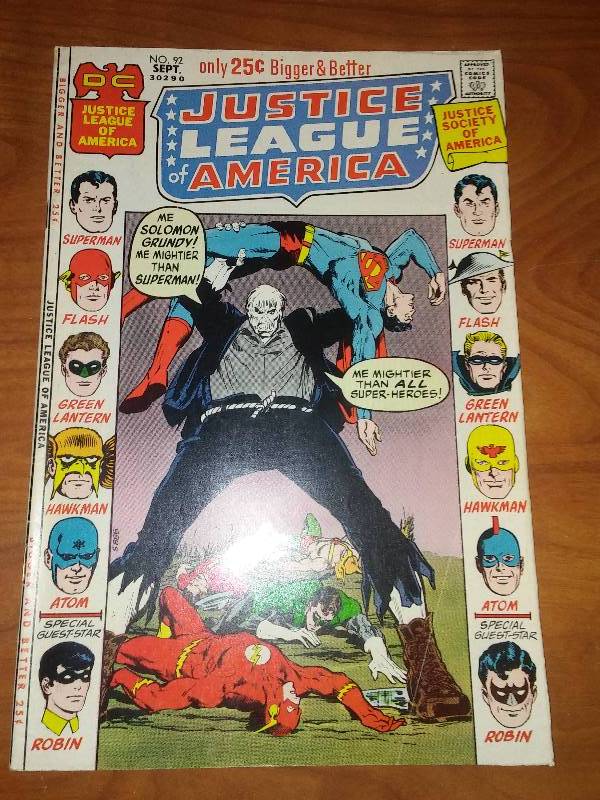 Justice League of America  number 92 September 19th 71 near mint