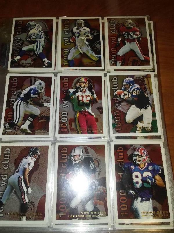 NFL cards Topps 1994 - 4 inches of pages