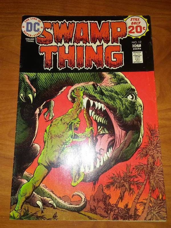 Swamp Thing volume 1 issue 12 October 1974 excellent to near mint