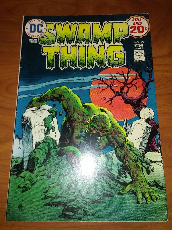 Swamp Thing volume 1 issue 13 December 1974 excellent to near mint