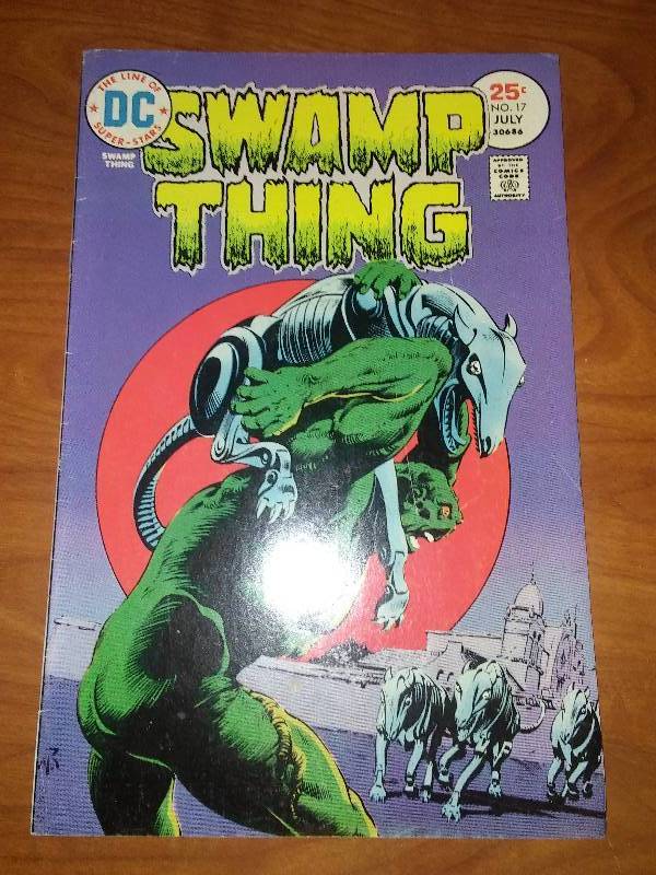 8 Swamp Thing volume 1 issue 17 July 1975 excellent