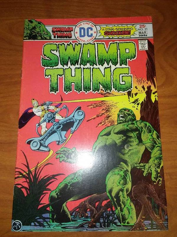 Swamp Thing vol 1 issue 21 March 1976 excellent to near mint