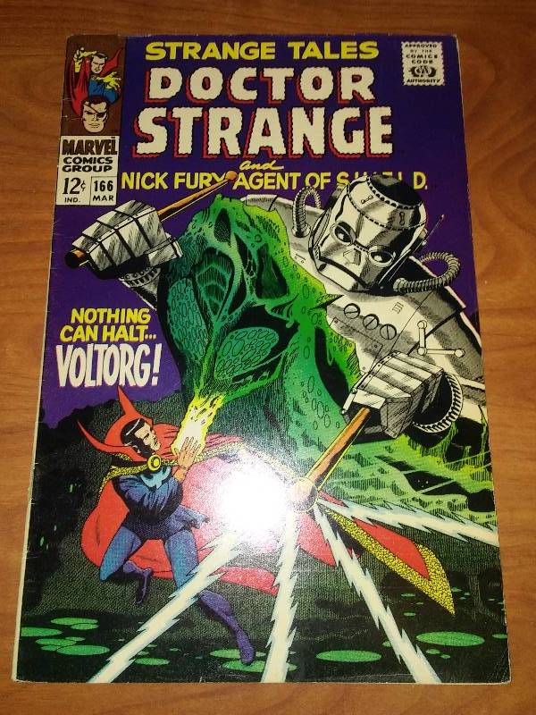 Dr. Strange, Strange Tales 166 excellent to near-mint