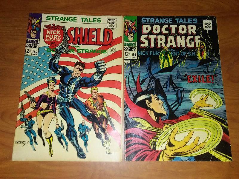2 Dr. Strange, Strange Tales 167 and 168
