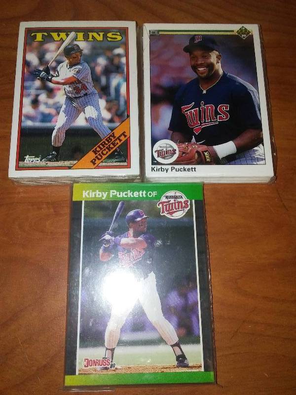 Minnesota Twins set,  approximately 75 cards