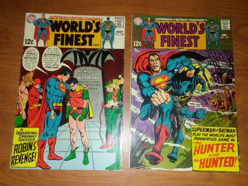 2 Worlds Finest 181 and 184