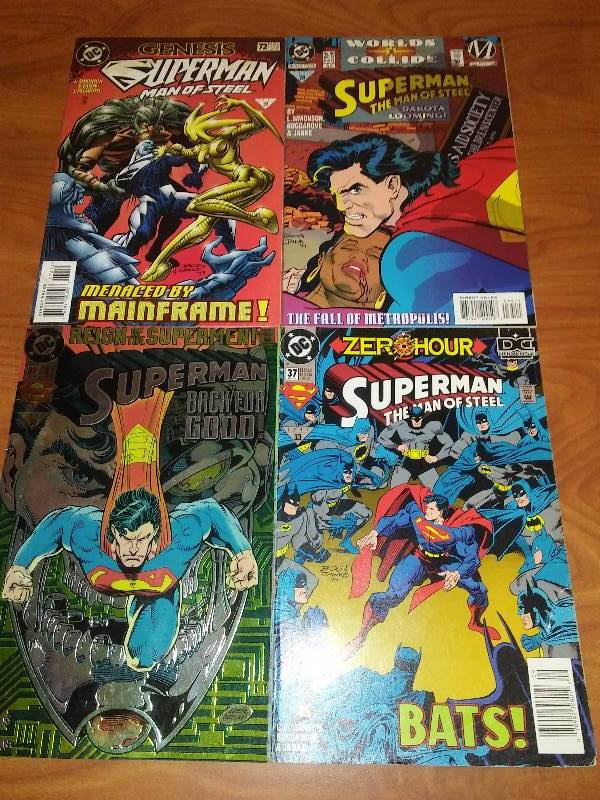 4 Superman early 1990s 28, 37, 72, 82
