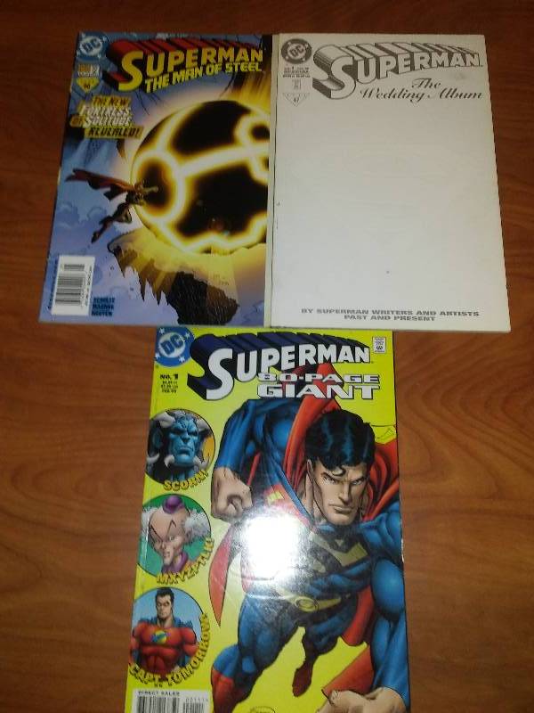 3 Supermans all near mint