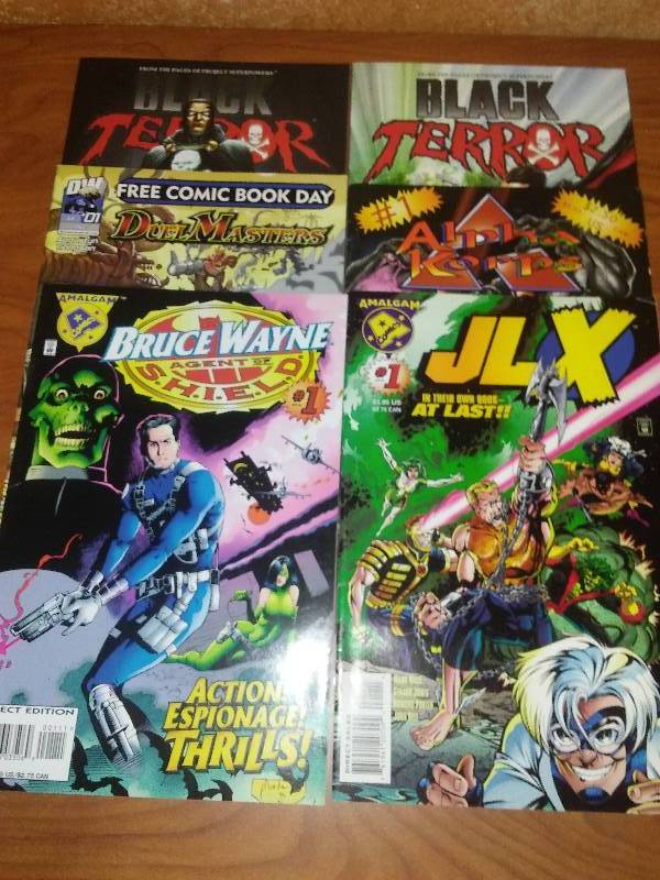6 Comics 5 Number One issues and 1 number two