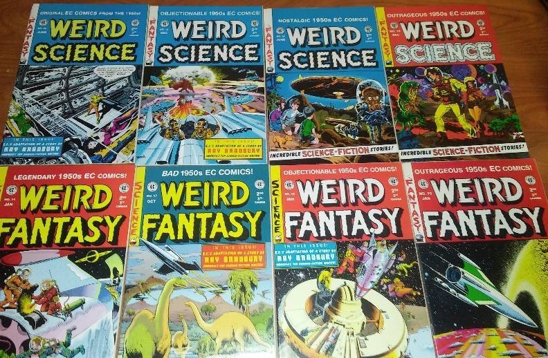 8 - Weird Science and Weird Fantasy Near Mint  Mint